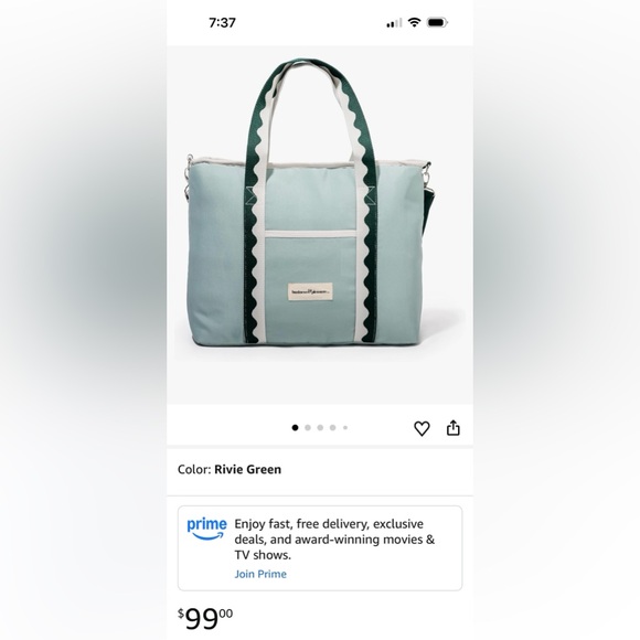 business & pleasure Holiday Cooler Tote, rivie green - Picture 4 of 8